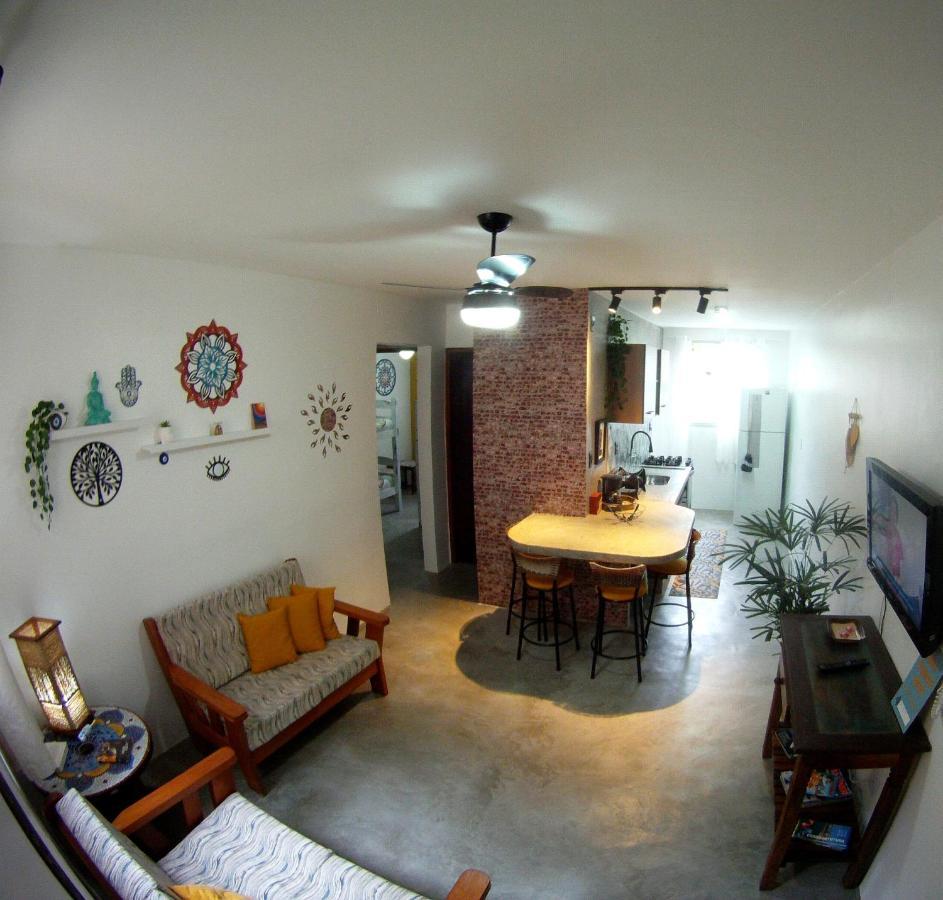 Apartamento Dona Frida Prainha Com Wifi Pe Na Areia 卡拉瓜塔图巴 外观 照片